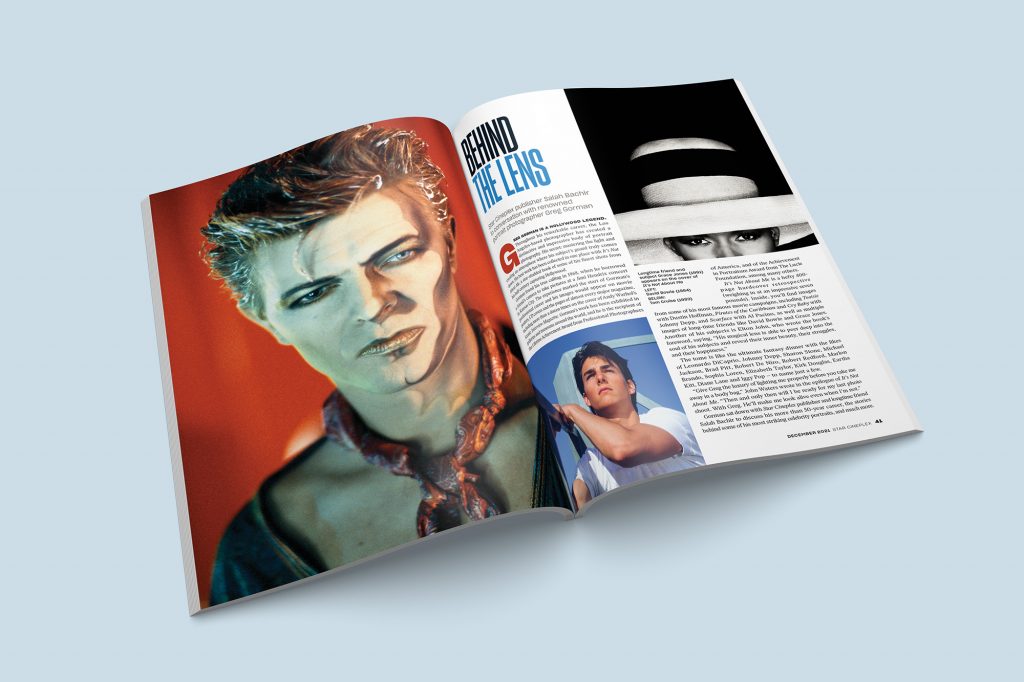 Star Cineplex magazine Greg Gorman David Bowie Grace Jones Tom Cruise